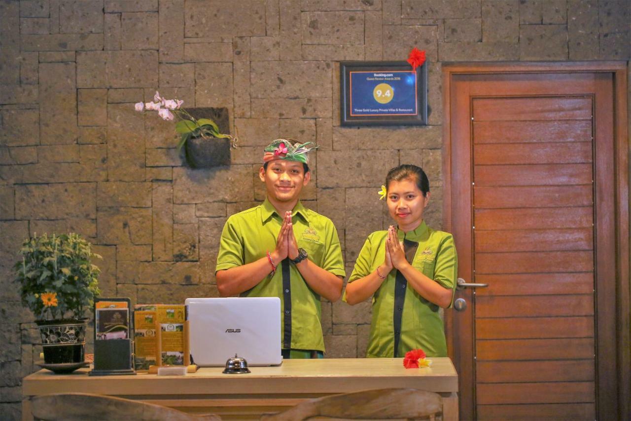 Three Gold Luxury Private Villas Ubud Kültér fotó